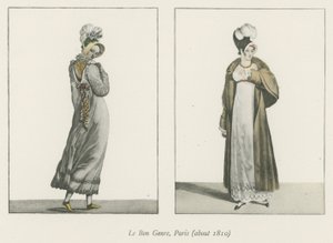 La Bon Genre, Paris (ca. 1810) av English School