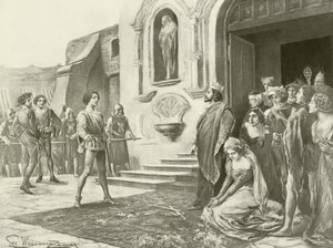 La Favorita, akt III scene xii (gravyr) av English School