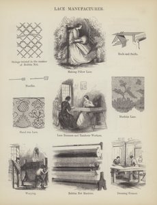 Blondeprodusent (gravering) av English School