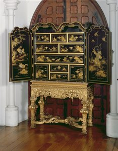 Lakkskap, William og Mary Period (lakkert tre)