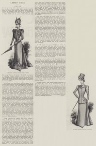 Damen-Seite, Kleid von English School