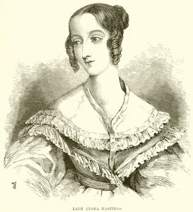 Lady Flora Hastings av English School