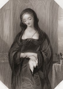 Lady Grey. Hovedkvinnelig karakter fra Shakespeares skuespill Kong Henrik VI. av English School