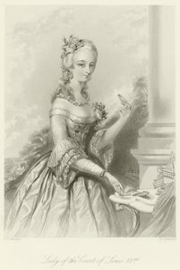 Dame ved hoffet til Ludvig XV