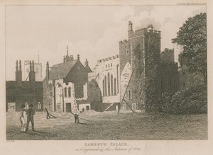 Lambeth Palace slik det så ut høsten 1829 av English School