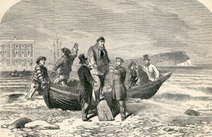 Landing av Louis Phillipe i England, 1800-tallet av English School