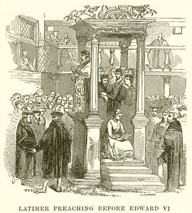 Latimer predigt vor Edward VI