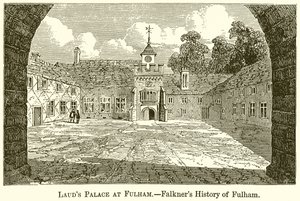 Lauds Palace i Fulham.--Falkners History of Fulham av English School