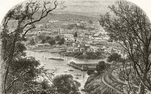 Launceston, Tasmania, ca. 1880, fra 