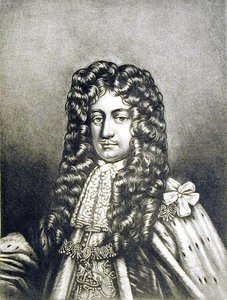 Laurence Hyde (1641-1711) 1. jarl av Rochester, illustrasjon fra Portraits of Characters Illustrious in British History, gravert av Robert Dunkarton (1744-c.1817) (mezzotint) av English School
