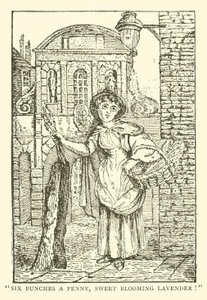 Lavendelselger (tresnitt) av English School