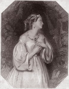 Lavinia, daughter of Titus, fiancee of Bassianus (Titus Andronicus or La Tres Lamentable Roman Tragedie by Titus Andronicus) in - “” Shakespeare