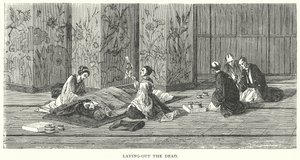 Utleggelse av de døde (gravering) av English School