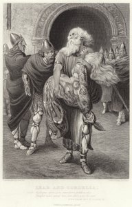 Lear og Cordelia, King Lear, akt V, scene III av English School