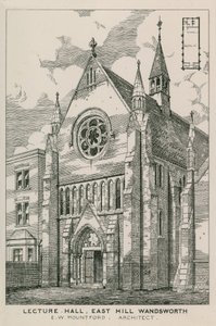 Forelesningssal i Wandsworth av English School