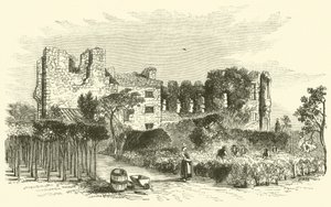 Leicester Abbey (gravering) av English School