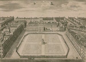 Leicester Square, London, i 1754 av English School