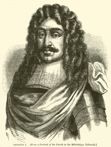 Leopold I (gravering) av English School