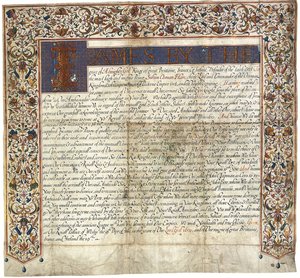 Brev til Sultan Osman Han fra King James VI & I av English School