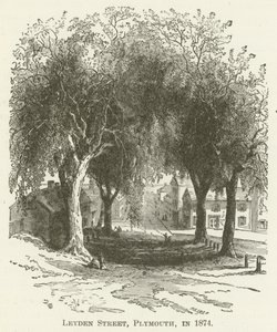 Leyden Street, Plymouth, i 1874 av English School