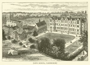 Leys School, Cambridge (Gravur) von English School