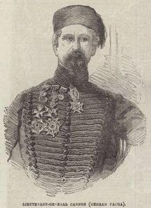 Generalløytnant Cannon (Behram Pacha) (gravering) av English School