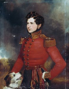 Løytnant Edward Hope Smith Bowdich (1822-82) ca. 1840 av English School