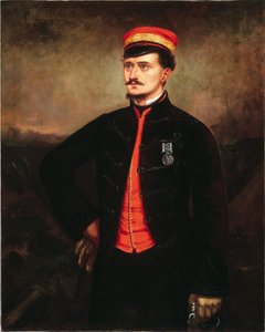 Løytnant Thomas Murphy i avkledningsuniformen til den tyrkiske kontingenten, Krim, 1857 av English School