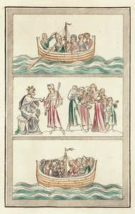 Life of Thomas Becket (farget gravering) av English School