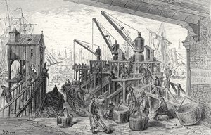 Limehouse Docks av English School