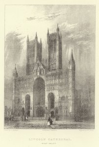 Lincoln Cathedral, vestfronten av English School