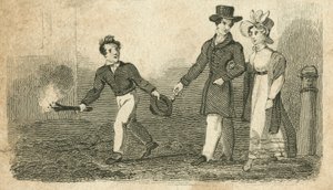Link boy, London (gravering) av English School