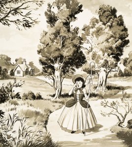 Little Bo Peep puslespillside av English School
