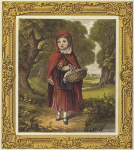 Rødhette (farge litho) av English School
