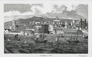 Liverpool i 1680 (gravering) av English School