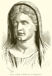 Livia Veiled, som prestinne av Augustus av English School