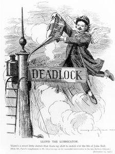 Lloyd the Lubricator, fra magasinet Punch, 13. november 1907 av English School