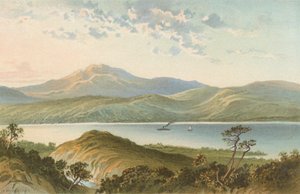 Loch Ness, ovenfra Fall of Foyers av English School