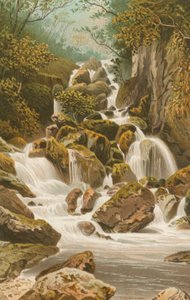 Lodore Falls - Derwentwater av English School