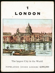 London (farge litho) av English School