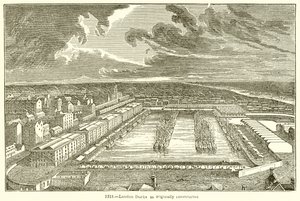 London Docks som opprinnelig bygget av English School