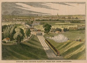 London og Croydon Railway, fra New Cross Deptford av English School