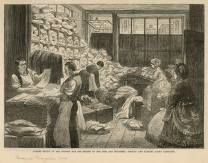 London-kontoret til Society for the lindring av syke og sårede av English School