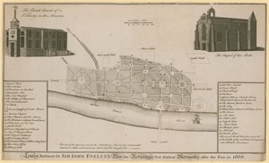London restaurert, eller Sir John Evelyns plan for å gjenoppbygge den eldgamle metropolen etter brannen i 1666 av English School
