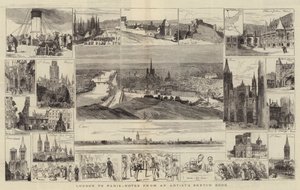London til Paris, notater fra en kunstners skissebok (gravering) av English School