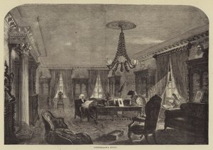 Longfellow's Study (gravering) av English School