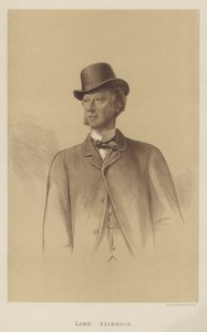 Lord Alington (litho) av English School