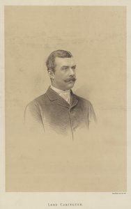 Lord Carington (litho) av English School