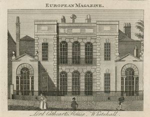 Lord Cathcarts House i Whitehall av English School