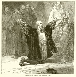 Lord Cobham før biskopene, 1413 av English School